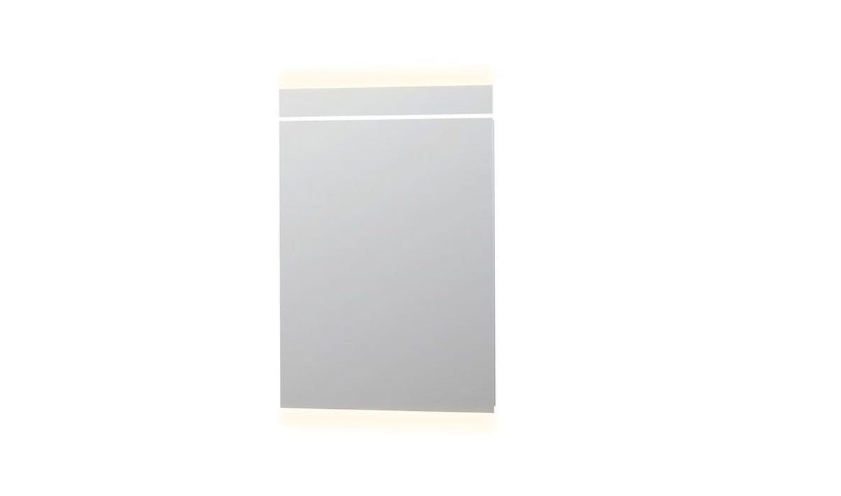 Ink spiegel SP6 60 x 80 cm met indirecte boven/onder LED verlichting, geïntegreerde horizontale LED verlichting en sensorschakelaar - 8408400