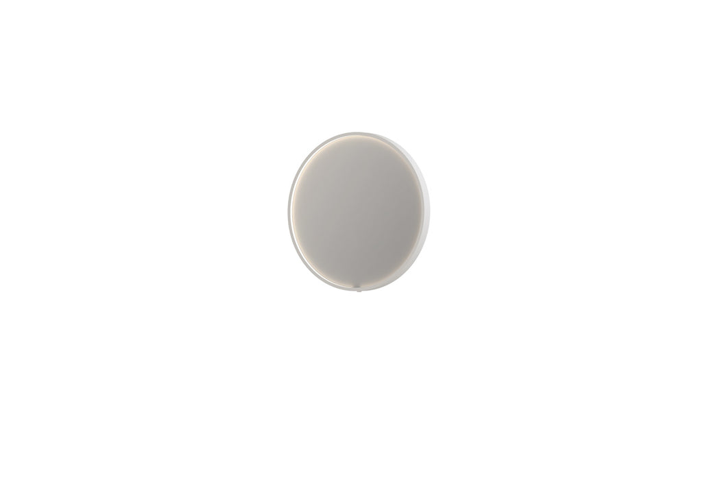 Ink SP24 spiegel rond 60cm met kader - direct LED verlichting rondom, Mat Zwart - 8409310