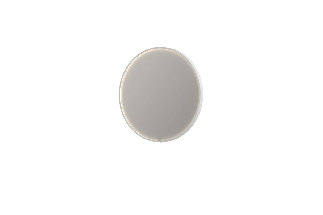 Ink SP24 spiegel rond 80cm met kader - direct LED verlichting rondom, geborsteld koper - 8409324