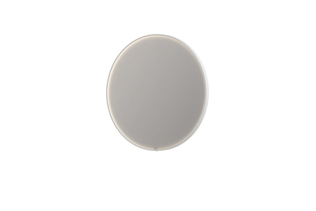 Ink SP24 spiegel rond 100cm met kader - direct LED verlichting rondom, geborsteld koper - 8409334