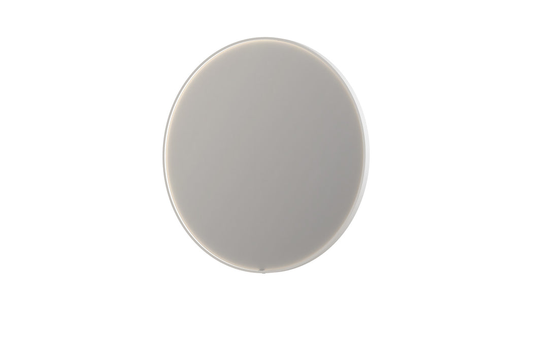 Ink SP24 spiegel rond 120cm met kader - direct LED verlichting rondom, geborsteld metaal zwart - 8409459