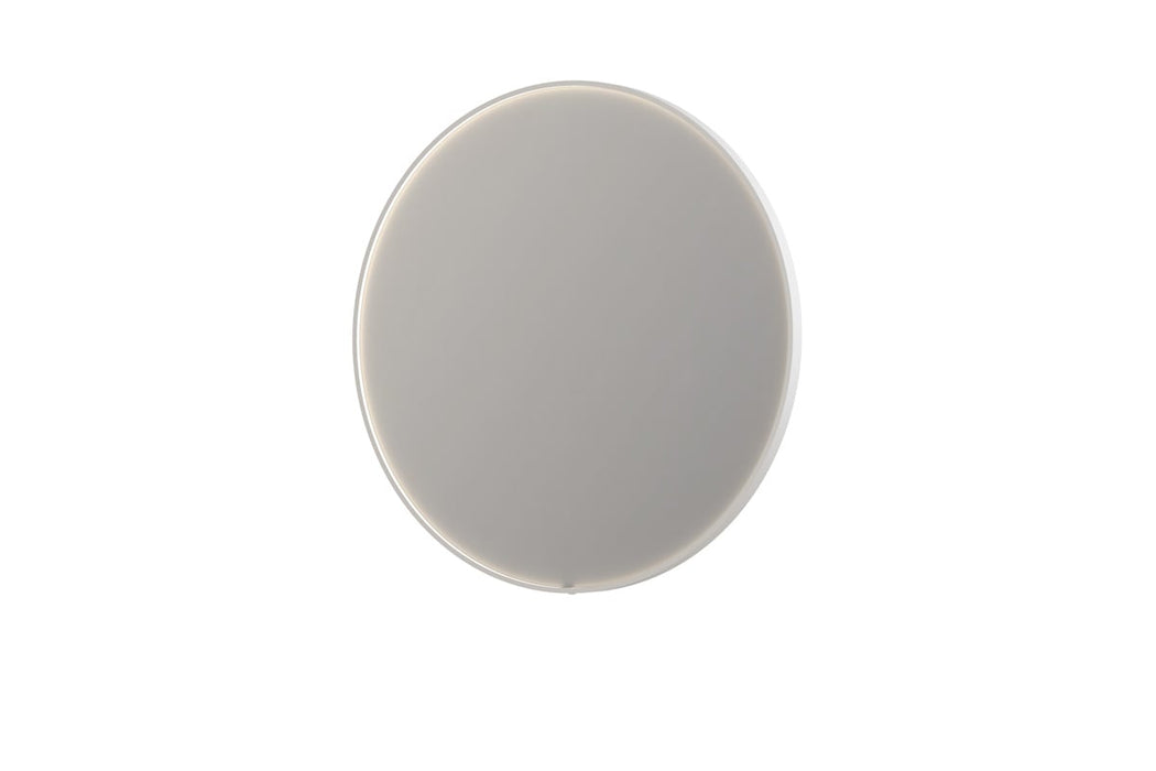 Ink SP24 spiegel rond 120cm met kader - direct LED verlichting rondom, Mat Zwart - 8409340