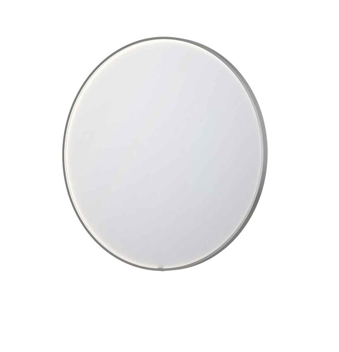 Ink SP24 spiegel rond 120cm met kader - direct LED verlichting rondom, geborsteld koper - 8409344