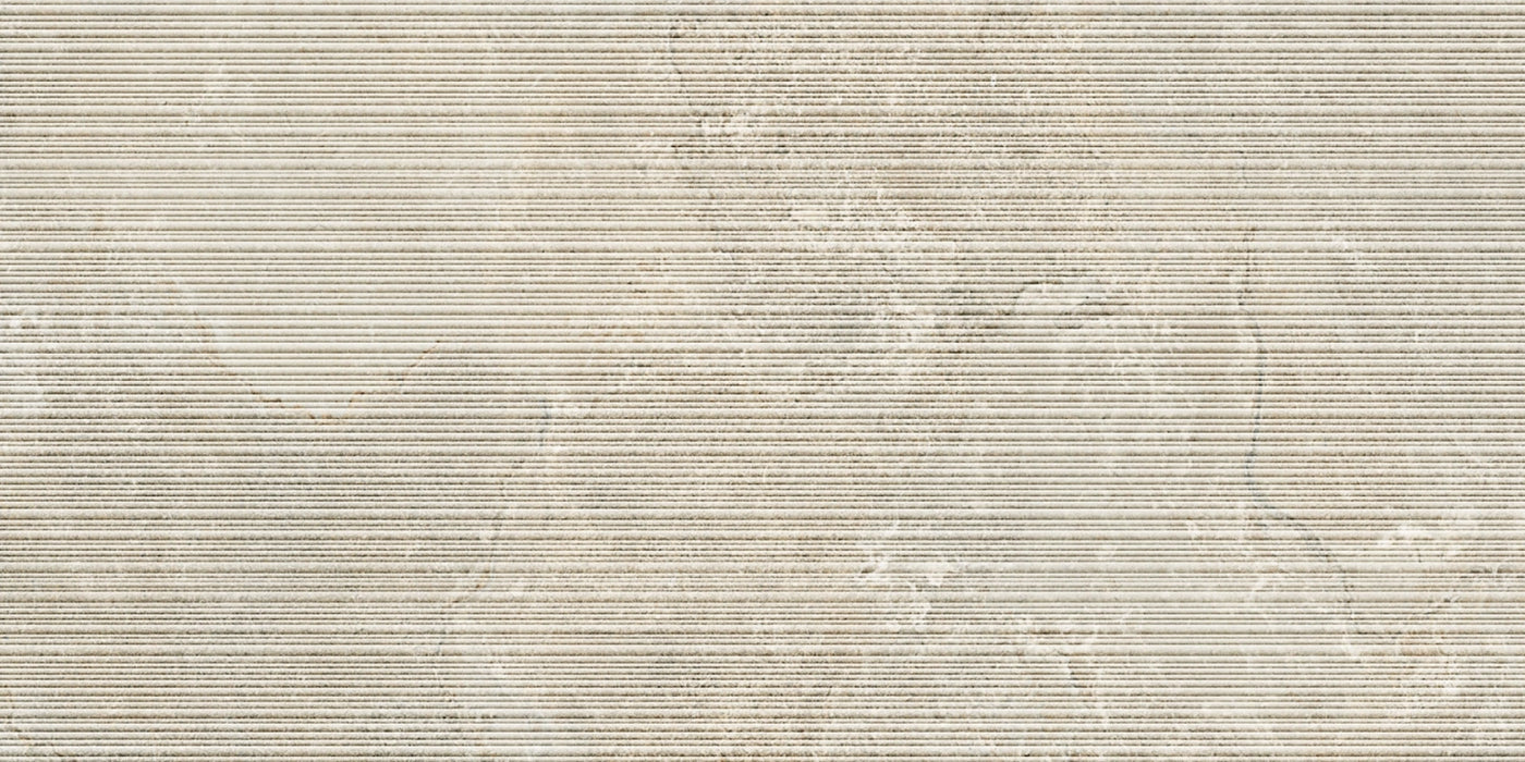 Italgraniti, Dorset - DR03BAR - Beige Cross Cut, Ribbed, 60x120cm, 9.00mm, Rett.