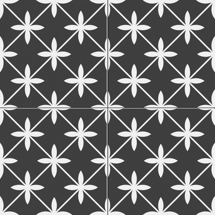 Prissmacer, Pre. Leeds/pre. Star/pre. Windso - Pre. Star Black, Matt, 45x45cm, 8.50mm, Rett.