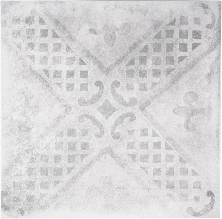 Terratinta Ceramiche, Betonepoque - TTBEWG01N -  White-Grey Amelie 01, Matt, 20x20cm, 10.00mm, Rett.