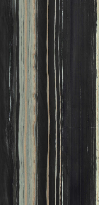 Tau Ceramica, Marquina - Black, Matt, 120x260cm, 6.00mm, Rett.