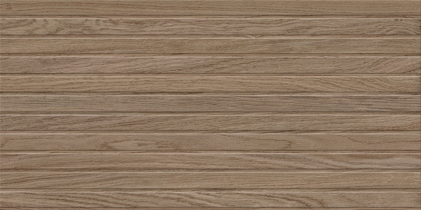 Saloni Ceramica, Woodstrip - Nogal, Matt, 30x60cm, 9.50mm, Rett.