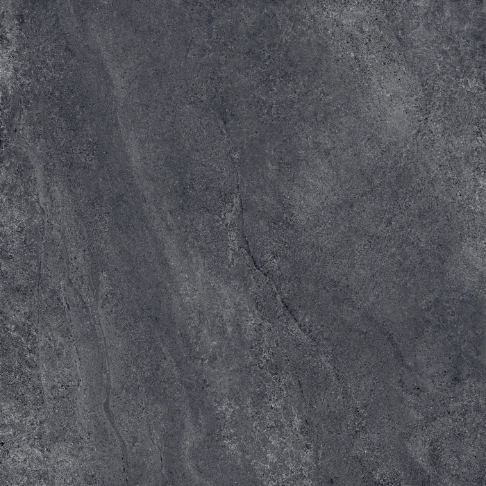 Ceramica Sant'agostino, Bergstone - CSABEBLA60 - Black, Naturale, 60x60cm, 9.00mm, Rett.