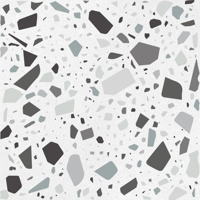 Quintessenza Ceramiche, Confetti - CNF101M - Bianco Grigio, Matt, 18.6x18.6cm, 9.00mm