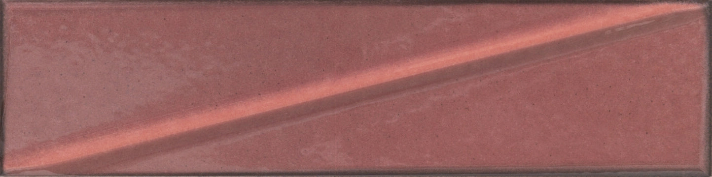 Ceramiche Settecento, Pulse - 154216 - Ruby, Glossy, 7.6x30.5cm, 10.00mm, Rett.