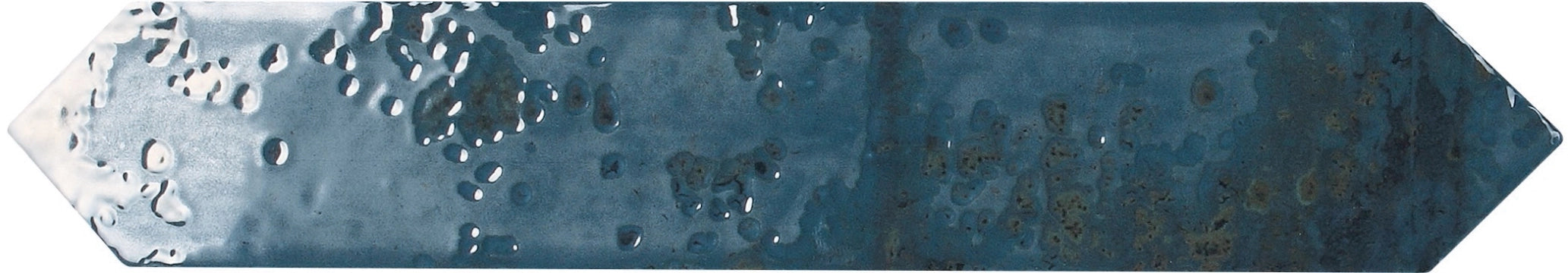 Carmen Ceramica, Grunge - Blue, Brillo, 4.3x24.3cm, 10.00mm, Rett.