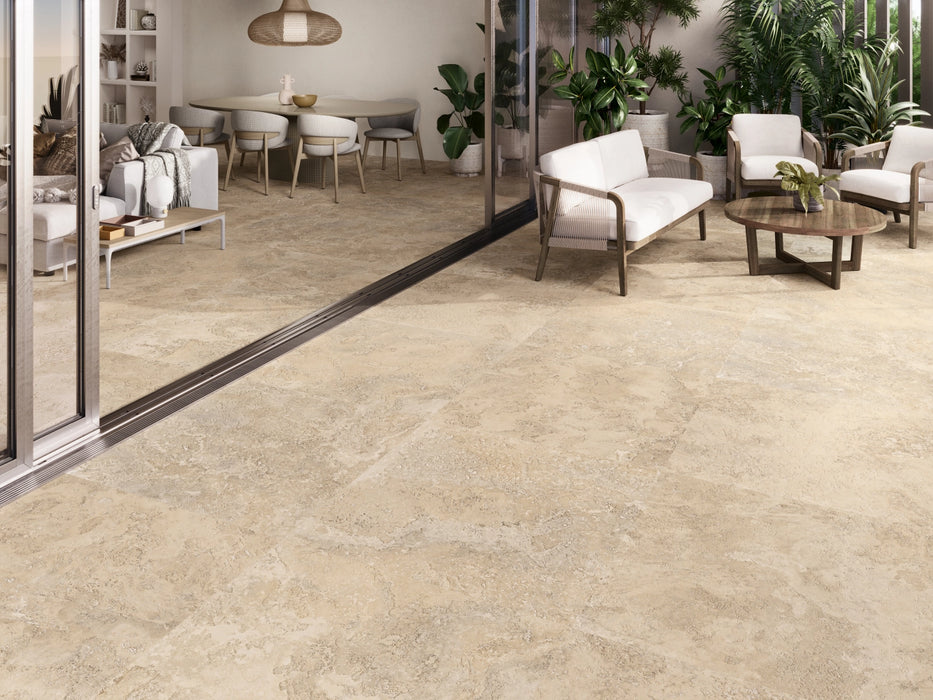 PorcelaniteDos, Rapolano - Grey, Natural, 100x100cm, 10.00mm, Rett.