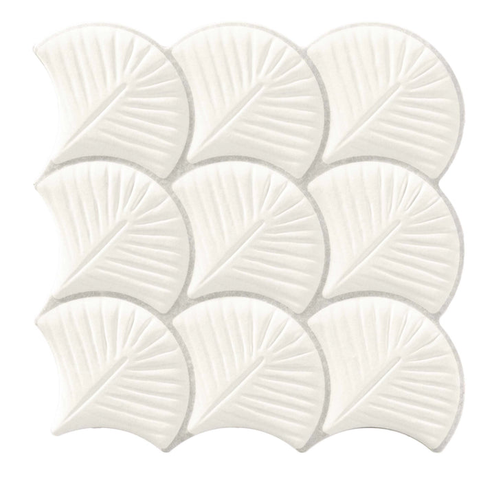 Realonda, Scale Shell - White, Satin, 30.7x30.7cm, 10.00mm