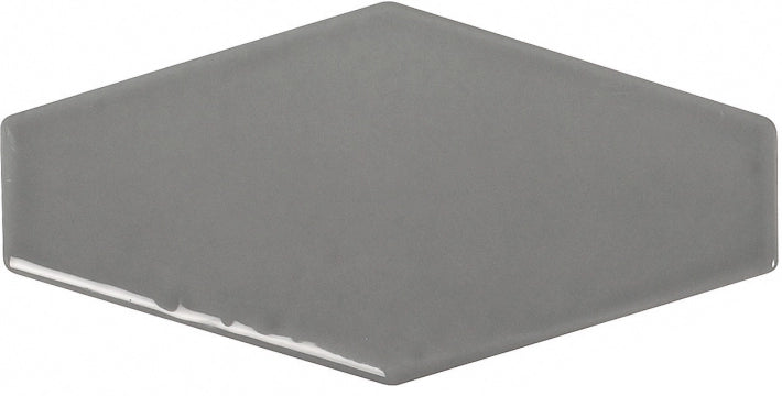 Carmen Ceramica, Harlequin - Grey, Brillo, 10x20cm, 8.20mm, Rett.