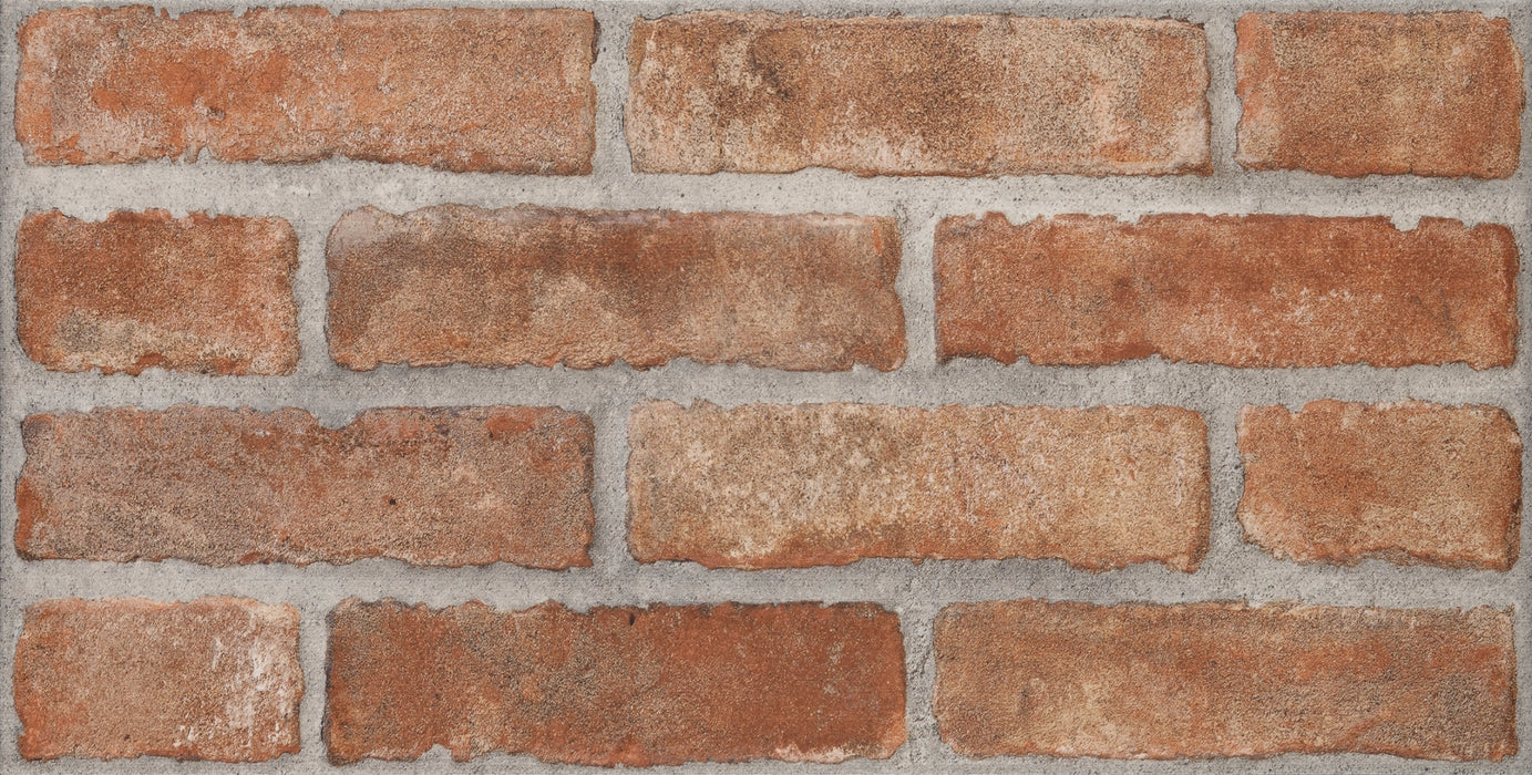 Evoluzioni Ceramiche, Mattoncino Brick - EE0153 - Rosso  Red, Naturale, 31x62cm, 9.00mm, Rett.