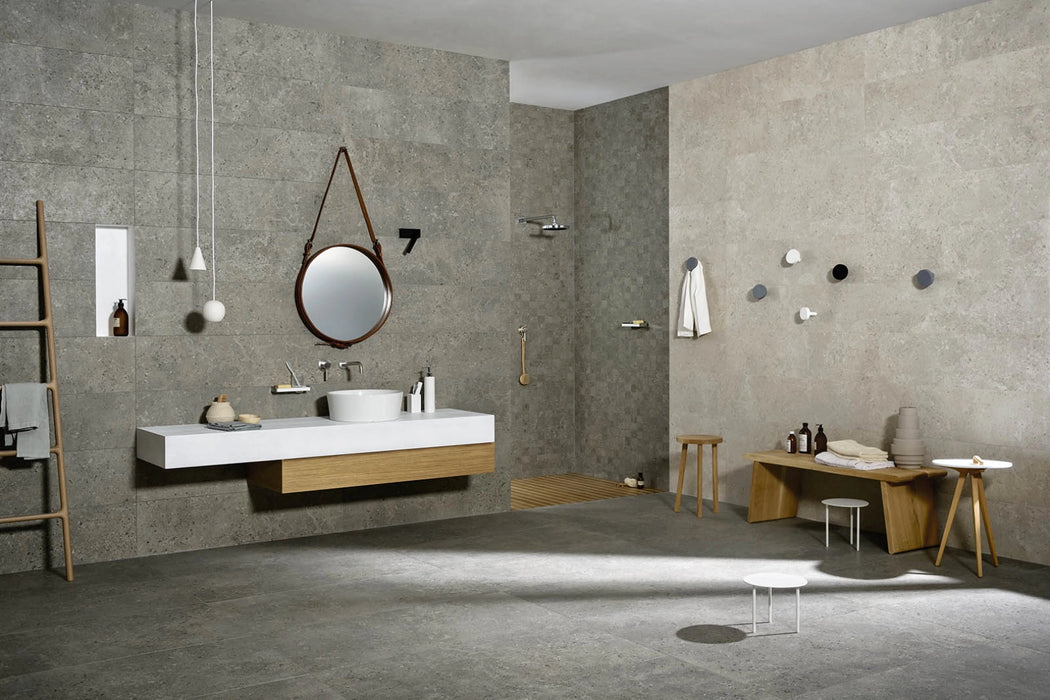 Marazzi, Mystone Gris Fleury - MLJA - Bianco, Matt, 75x75cm, 9.50mm, Rett.