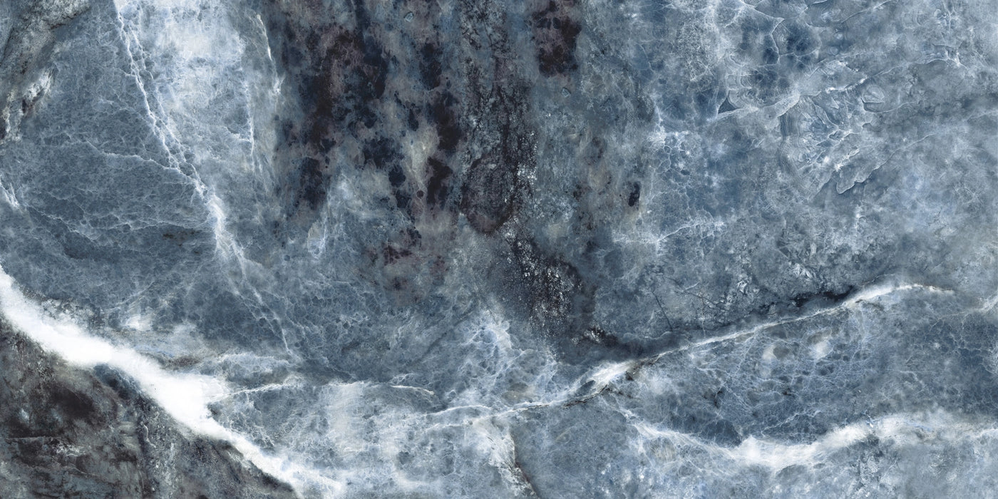 Geotiles, Amazona - M110 - Blue, Super Polished, 60x120cm, 10.00mm, Rett.