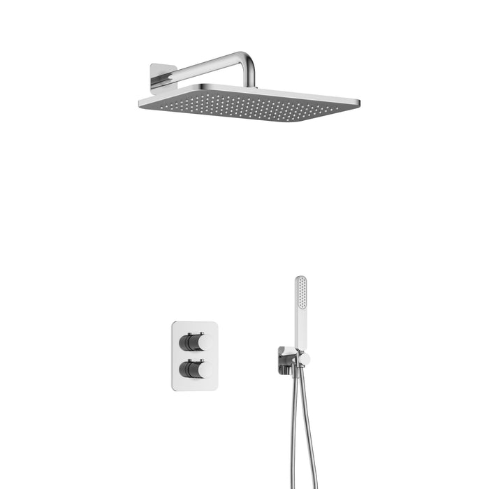 Hotbath Gal IBS40A inbouw doucheset met 2-weg stop-omstel met gl106 - Geborsteld Gunmetal PVD