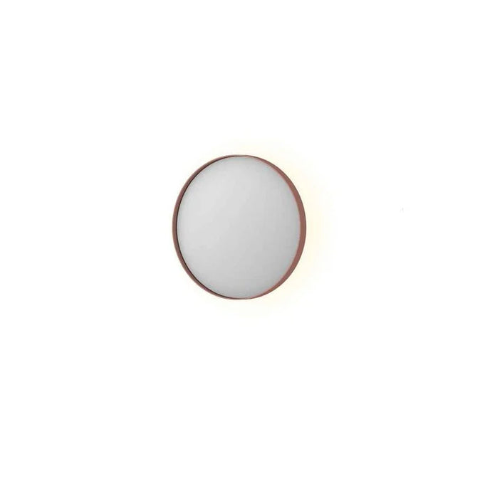 Ink SP17 spiegel rond 40cm met kader - indirect LED verlichting rondom, Geborsteld koper - 8408559