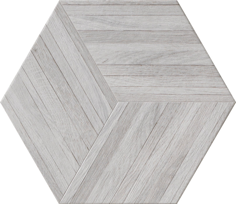 Ceramiche Settecento, Wooddesign - 146026 - Blend White, Matt, 40.9x47.2cm, 10.00mm, Rett.