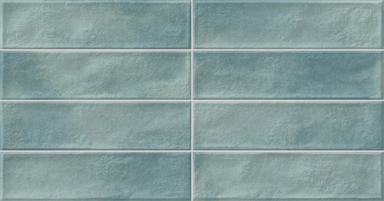 Geotiles, Manhattan - Aquamarine, Natural , 31.6x60cm, 10.00mm