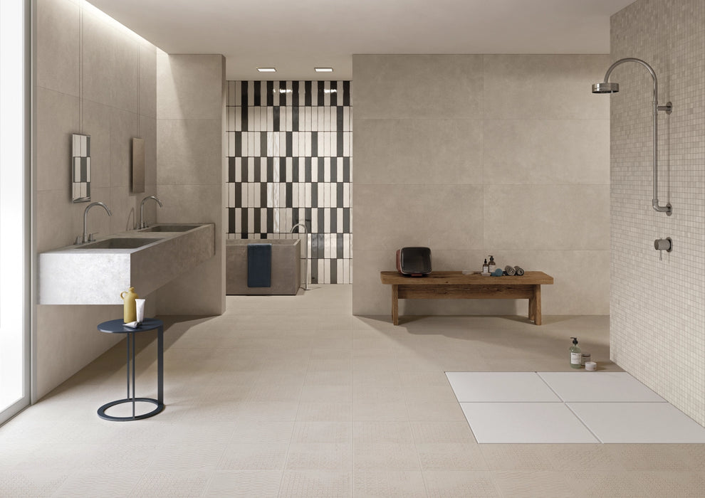 Provenza Ceramiche, Karman - ECUY - Cemento Cenere, Naturale, 80x80cm, 20.00mm, Rett.