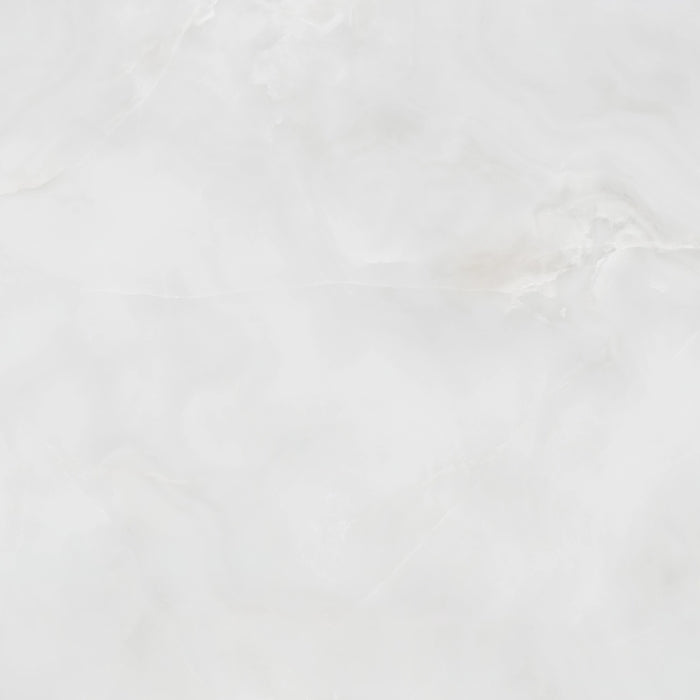 Azuvi, Onyx - White, Polished, 120x120cm, 10.20mm, Rett.