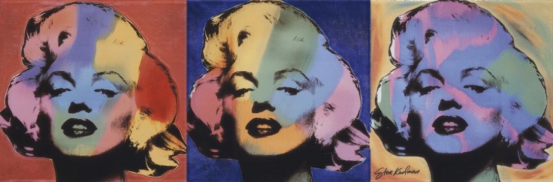 Ceramiche Settecento, Steve Kaufman - 24176 - Marilyn (a), Matt, 31.9x96.3cm, 10.00mm, Rett.