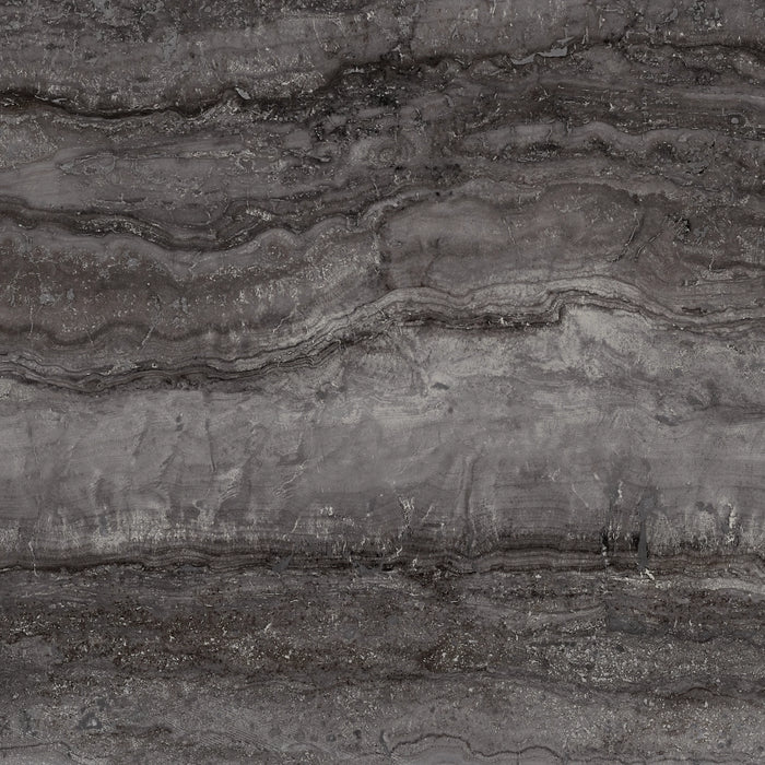 Antica Ceramica Rubiera, Memento Travertino - 003745 - Black, Naturale, 60x60cm, 9.50mm, Rett.