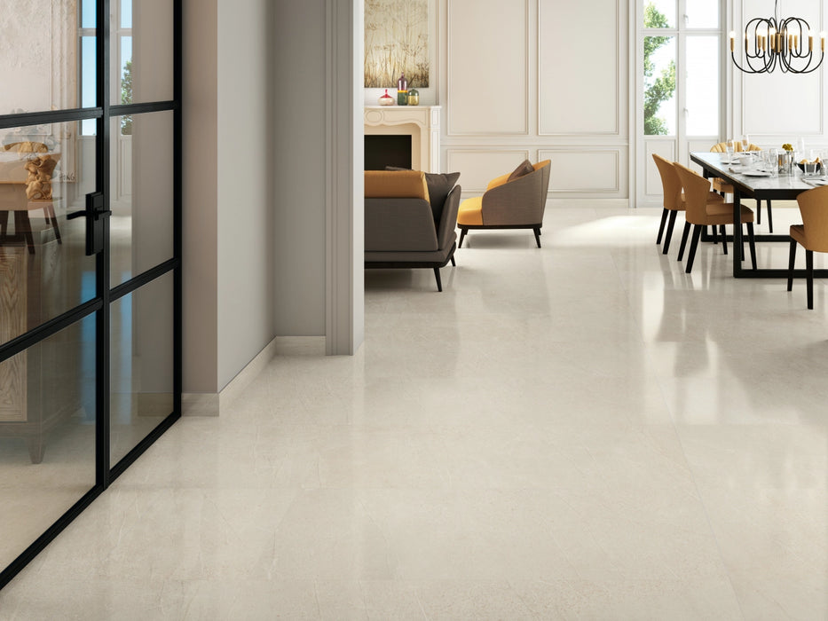 PorcelaniteDos, Trevi - 5051 - Cream, Soft Touch Natural, 50x50cm, 10.00mm, Rett.