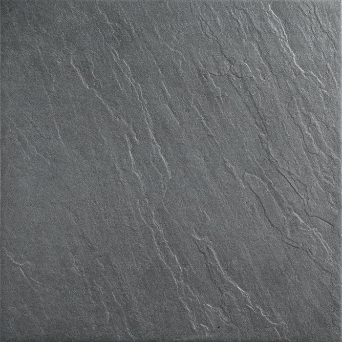 Antica Ceramica Rubiera, Outdoor - 004155 - Country Black Slate, Naturale, 60x60cm, 20.00mm, Rett.