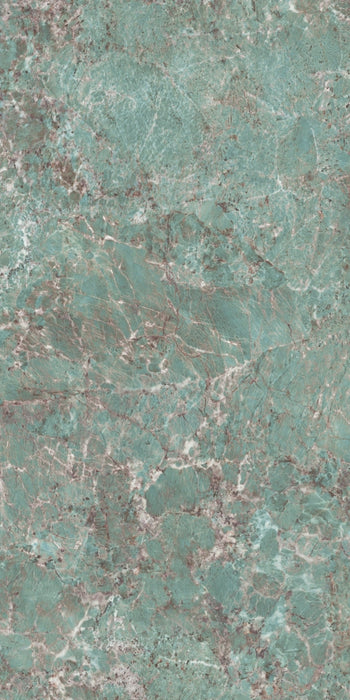 Casalgrande Padana, Marmoker - Caribbean Green, Lucida, 120x240cm, 6.50mm, Rett.