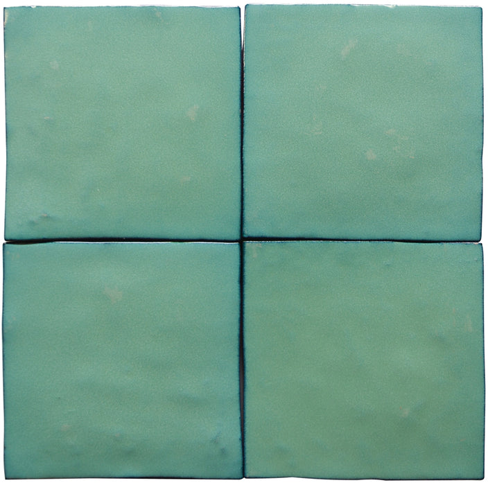 Cevica, Zelij Special - CEM14 - Lava Verde, Brillo, 10x10cm, 10.00mm