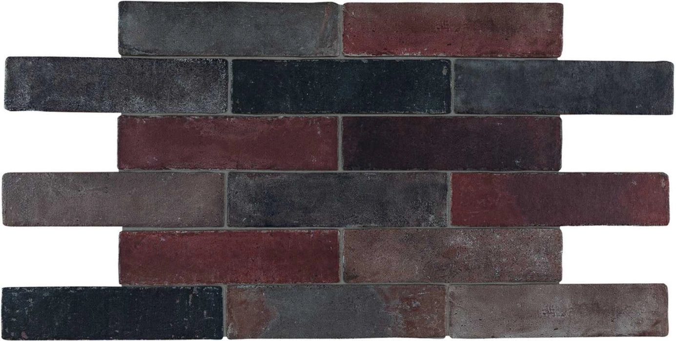 Marazzi, Terramix - MMKW - Nero, Matt, 7x28cm, 9.00mm