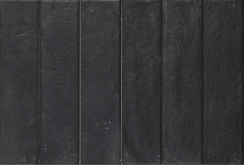 Ceramiche Coem, Bricklane - BR736 - Total Black, Naturale, 7.5x30.5cm, 9.00mm