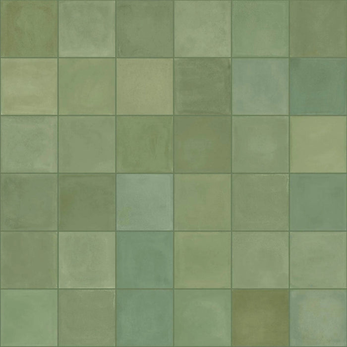 Marazzi, Crogiolo D_segni Blend - M613 - Verde, Matt, 10x10cm, 10.00mm