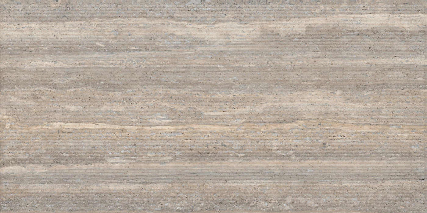 Marazzi, Mystone Travertino - MA06 - Silver, Naturale PTV, 60x120cm, 10.00mm, Rett.