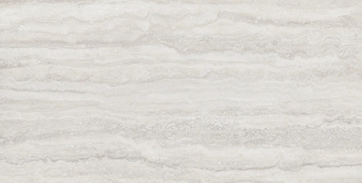 Provenza Ceramiche, Unique Travertine - EJ7T - Silver, Vein Cut Full Lappato, 60x120cm, 9.50mm, Rett.