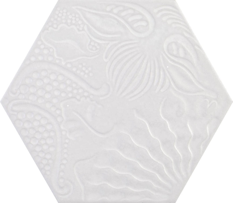 Codicer, Gaudi - White, Naturale, 25x25cm, 10.00mm, Rett.