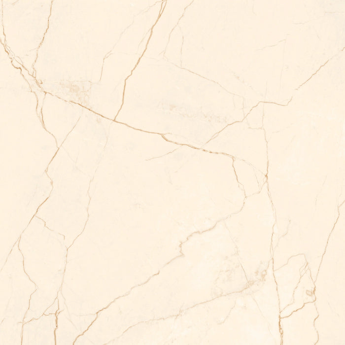 Ecoceramic, Elegance Marble - LM0840---Ivory,-Satin,-60x60cm,-10.00mm,-Rett.