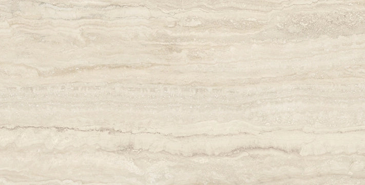 Provenza Ceramiche, Unique Travertine - EJ7S - Cream, Vein Cut Full Lappato, 60x120cm, 9.50mm, Rett.