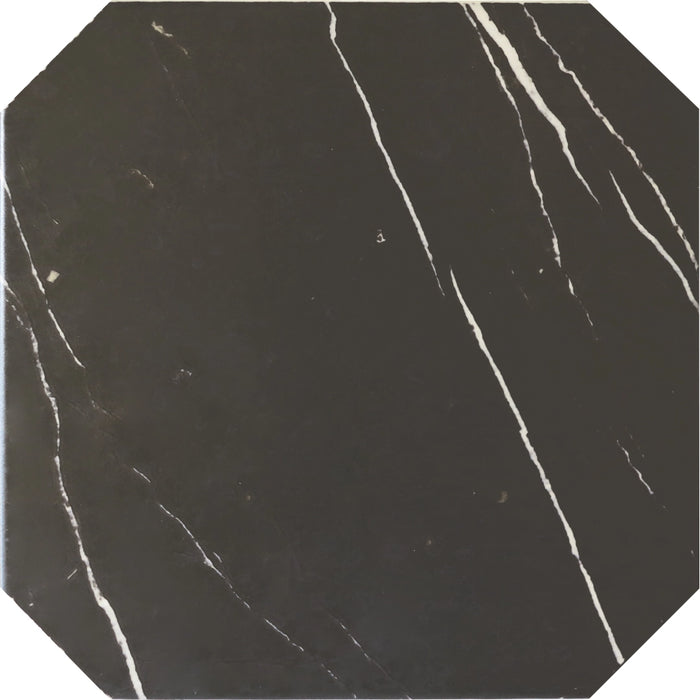 Equipe Ceramicas, Octagon - 21011---Mármol-Negro,-Matt,-20x20cm,-9.00mm,-Rett.