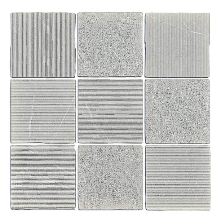 Wow Design, Gea - Gea Grey, Carved, 12x12cm, 10.00mm