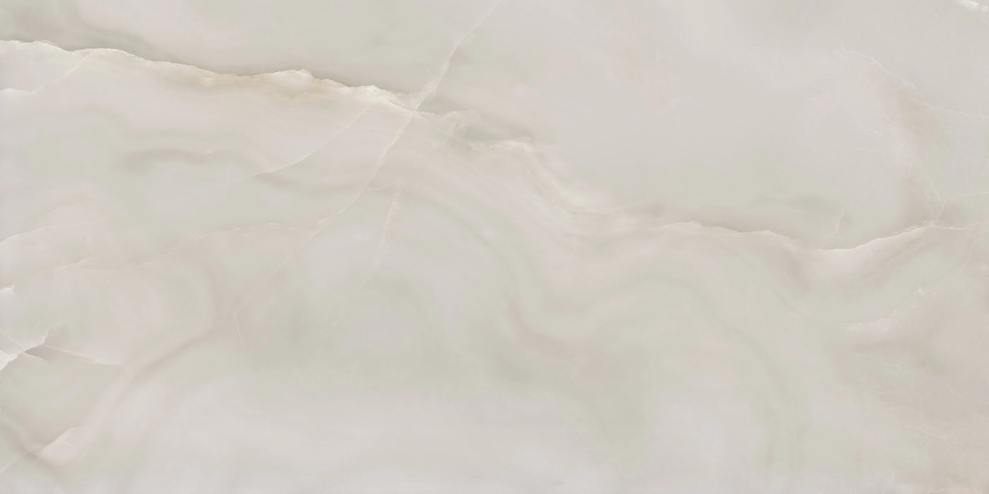 Azuvi, Onyx - Cream, Polished, 60x120cm, 10.50mm, Rett.