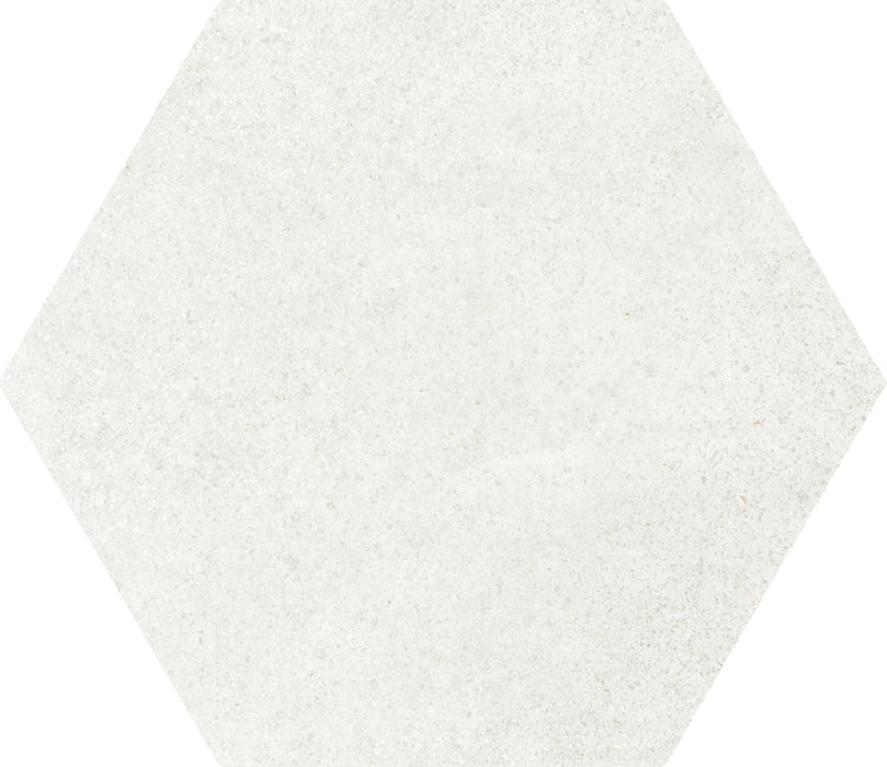 Equipe Ceramicas, Hexatile Cement - 22092---White,-Matt,-17.5x20cm,-9.00mm,-Rett.