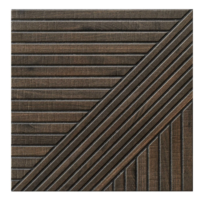 Realonda, Tangram - Wood Walnut, Mate, 44x44cm, 10.00mm