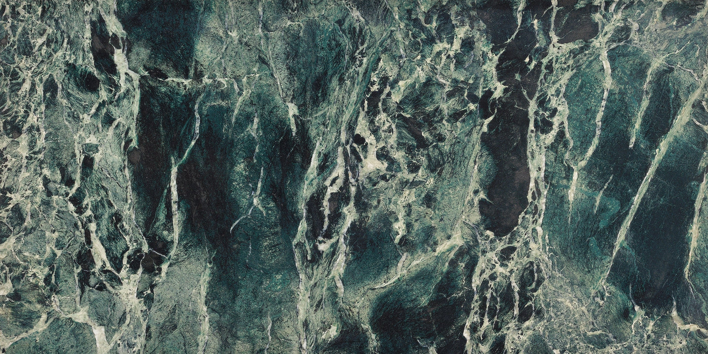 Ceramica Fioranese, Sound Of Marble - M4738LR - Verde Intenso, Polished, 7.3x30cm, 10.00mm, Rett.