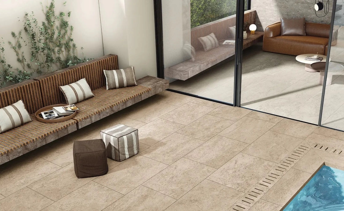 Novabell, Thermae - Grey, Natural, 60x90cm, 9.50mm, Rett.