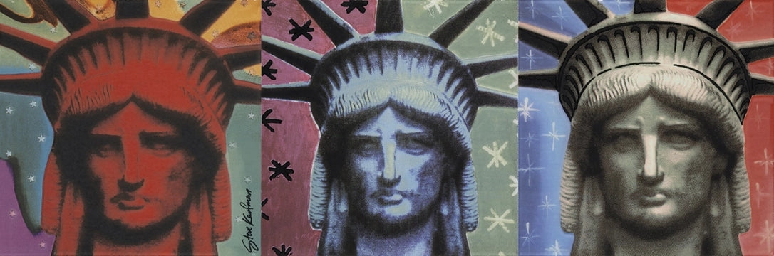 Ceramiche Settecento, Steve Kaufman - 24182 - Lady Liberty (a), Matt, 31.9x96.3cm, 10.00mm, Rett.